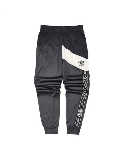 Umbro - Tuta in triacetato colorblock con banda logata