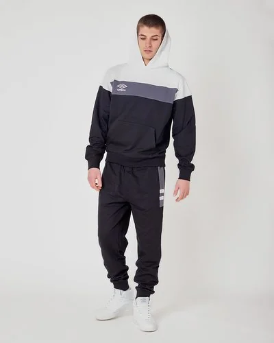 Umbro - Felpa colorblock garzata