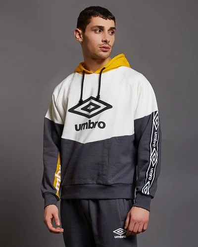 Felpa Colorblock Con Banda Logata Umbro Italia