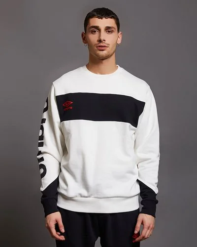 Umbro - Felpa girocollo con stampa lettering