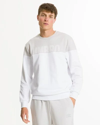 Umbro - Felpa girocollo con stampa lettering