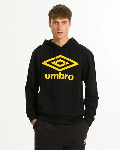 Umbro - Felpa big logo con cappuccio in cotone