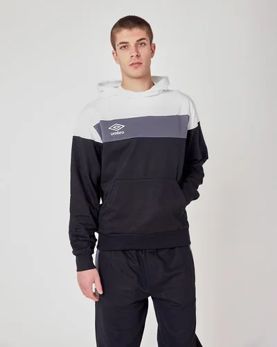 Umbro - Felpa colorblock garzata