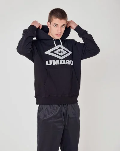 Umbro - Felpa con cappuccio retro vibes in cotone